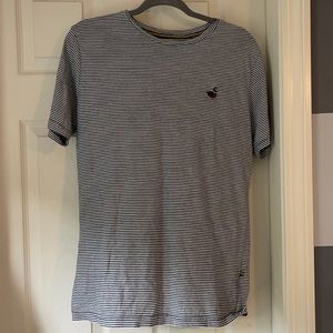 Men’s Denim & Flower striped tshirt size M